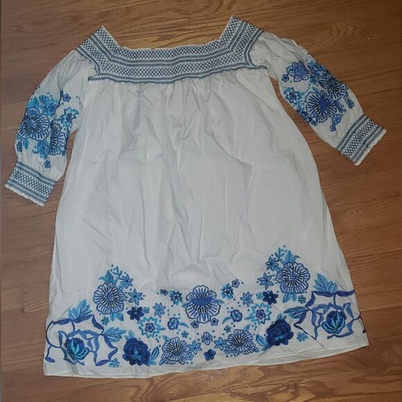 Parker Embroidered smock blouse - Picture 1 of 4